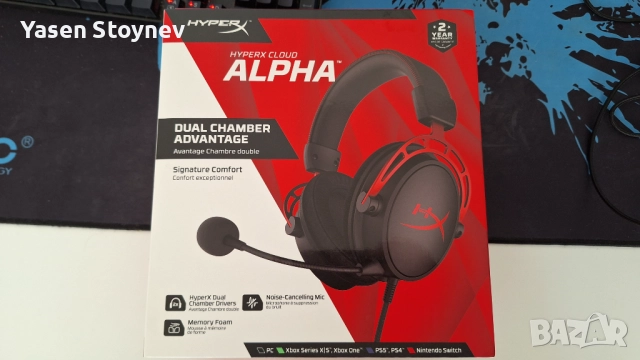 Гейминг слушалки / хедсет HyperX - Cloud Alpha
