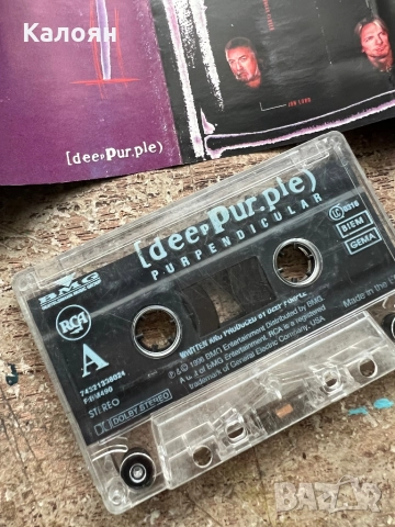 Аудио касетка DEEP PURPLE - Purpendicular - оригинална, снимка 5 - Аудио касети - 52207152