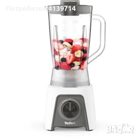 Блендер Tefal BL2C0130, 450W, 2 скорости, пластмасов буркан, бял, снимка 2 - Блендери - 46335686