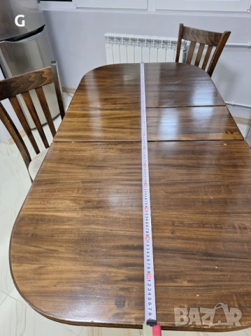Комплект кухненска, трапезна маса, разтегателна с 4 стола., снимка 11 - Маси - 53332681