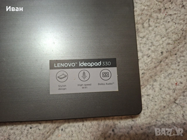 Лаптоп Lenovo ideapad 330 цял за части, снимка 3 - Лаптопи за дома - 53935691