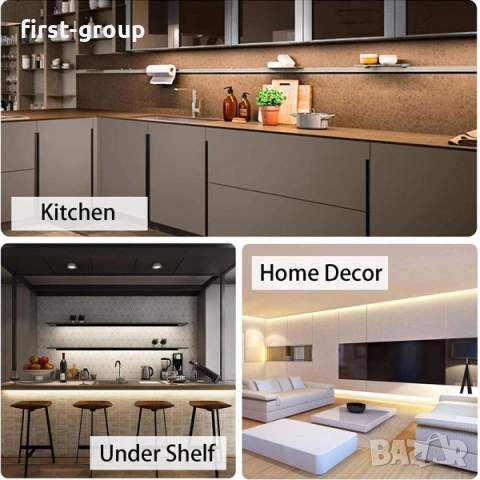 Лед лента с интилигентен сензор за движение 1м / 2м / 3м, снимка 9 - Лед осветление - 53047419