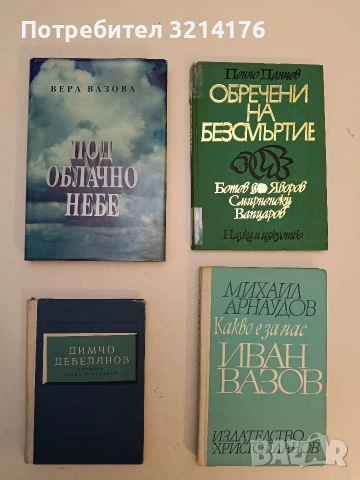 Под облачно небе - Вера Вазова (Отлично състояние)