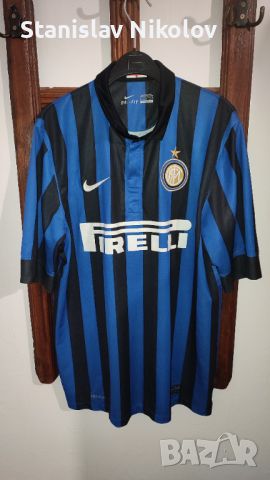 Домакинска футболна тениска на Inter Milan 2011-2012, Size L, снимка 1 - Футбол - 46311437