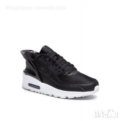 Дамски маратонки NIKE Air Max 90 Flyease GS Black, снимка 2 - Маратонки - 47064976