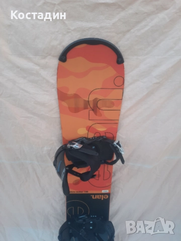 Сноуборд ELAN EXPLORE ROCKER 145см, с автомати, снимка 2 - Зимни спортове - 52235383