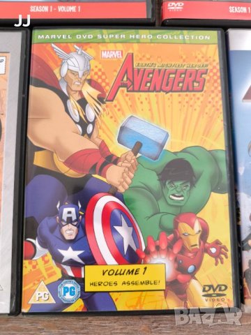 Marvel Animated Марвел Анимации DVD филми Spider-Man, Avengers Thor Captain America, снимка 7 - DVD филми - 45698837