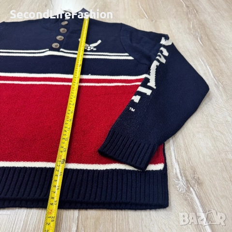 Bradford Exchange USAF USA Плетена блуза Henley Air Force размер М нова, снимка 8 - Блузи - 52468283