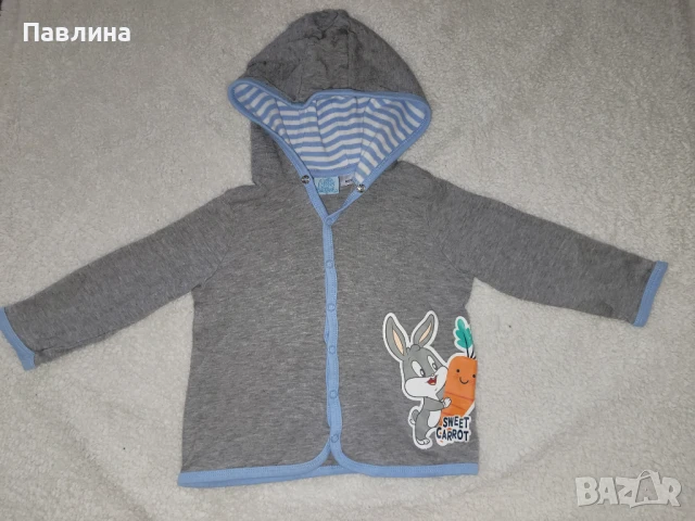 Лот от 9 Бебешки Блузки с Дълъг Ръкав - 12-18м, снимка 7 - Бебешки блузки - 51417530