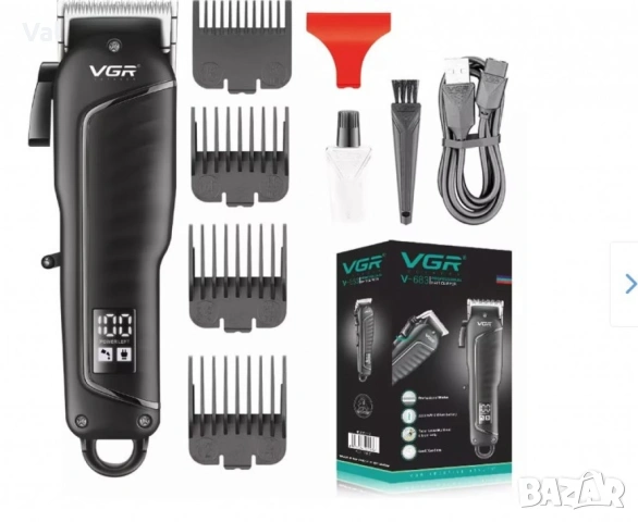 Професионална машинка за подстригване V G R , модел V-683, снимка 7 - Машинки за подстригване - 53727231