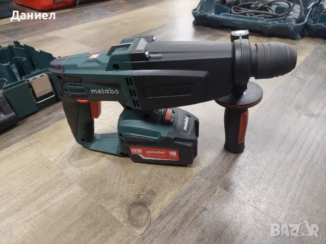 Metabo KНА 18 LTX- акумулаторен перфоратор + 2 големи батерии и зарядно, снимка 4 - Други инструменти - 47896855