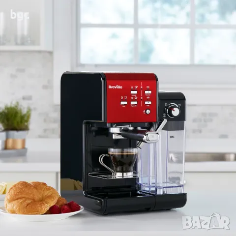 НОВА Еспресо машина Breville VCF109X Prima Latte II, 19 bar, 1050 w, Автоматично капучино и лате мак, снимка 6 - Кафемашини - 48137821