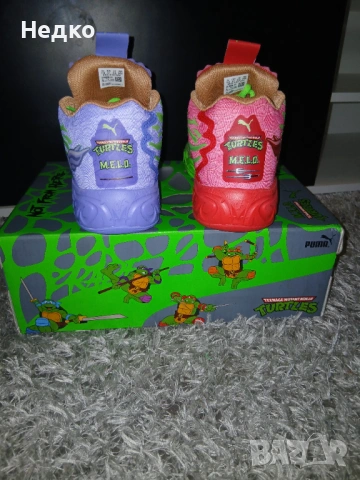 🐢 НОВИ! Puma MB.04 x TMNT – Raphael & Donatello (Limited Edition), снимка 3 - Маратонки - 54231786