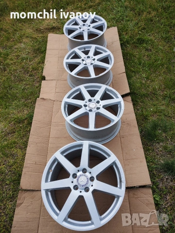 18" 5х112, оригинални АМГ джанти за Мерцедес, спорт пакет, снимка 2 - Гуми и джанти - 54093679