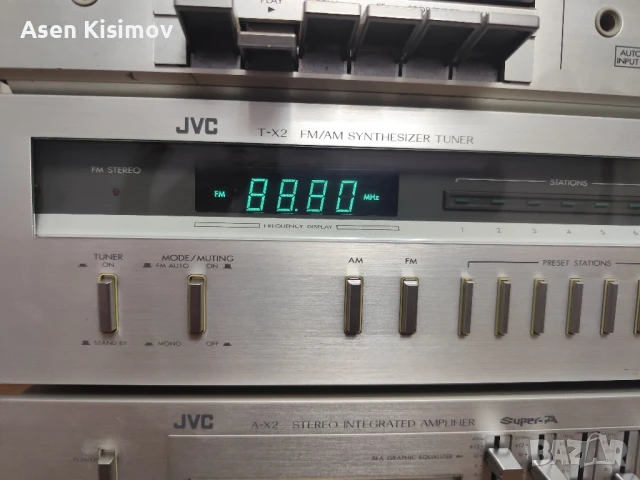jvc сет, снимка 4 - Ресийвъри, усилватели, смесителни пултове - 51278302