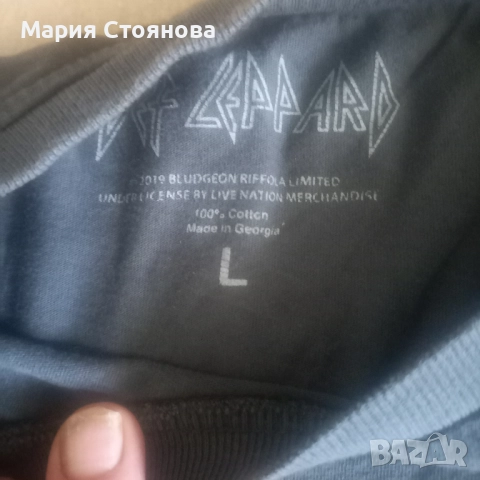 Оригинална тениска на Def Leppard, снимка 3 - Тениски - 51692174