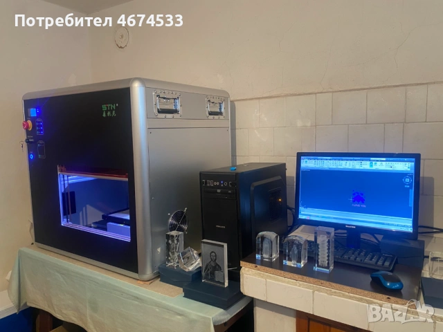 Професионална лазерна машина STN 2D/3D гравиране , снимка 3 - Други машини и части - 54008886