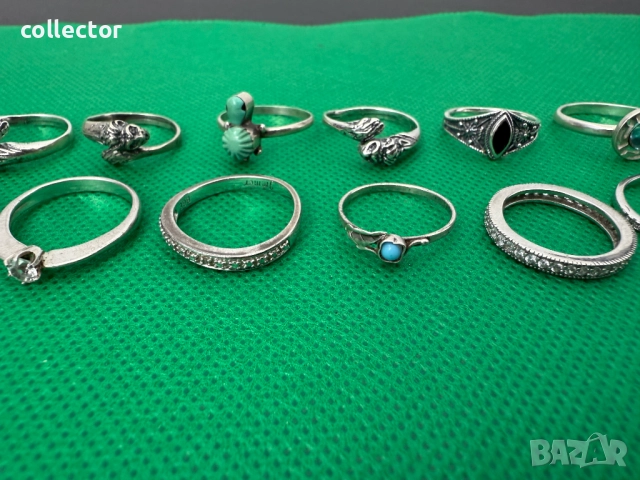 Сребърни пръстени от 20 до 25лв. №7442, снимка 3 - Антикварни и старинни предмети - 51943002