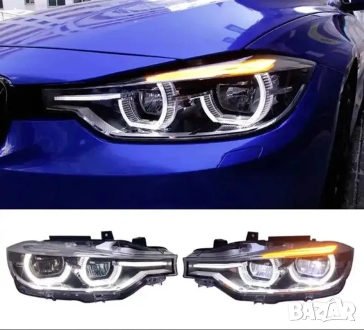 LED Фарове BMW F30 (2011-2016) Facelift Look | Лупи Комплект Ляв + Десен