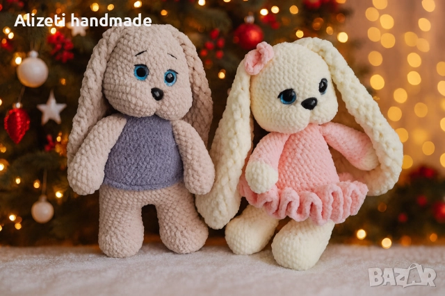 плетени зайчета