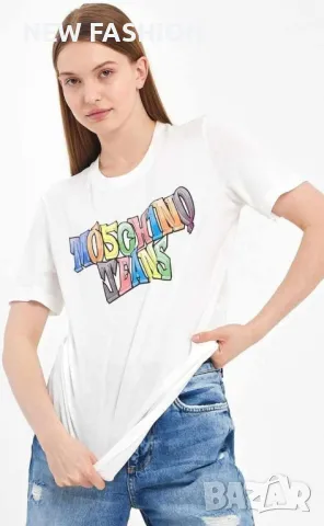 Дамски Памучени Тениски MOSCHINO , снимка 1 - Тениски - 46947000