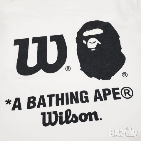 WILSON x BAPE A Bathing Ape Тениска S, снимка 11 - Тениски - 51470779
