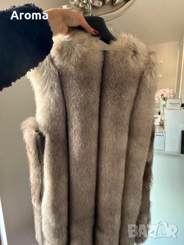 Елек от естествен косъм лисица , снимка 7 - Елеци - 52398212