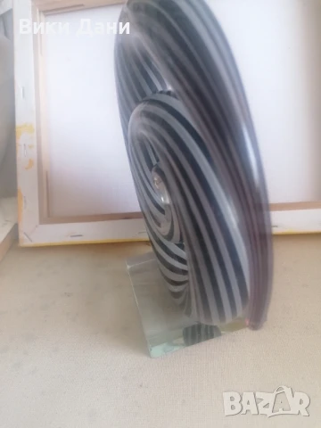 Оригинална Морано скулптура с кристална прозрачна основа, снимка 8 - Статуетки - 50816261