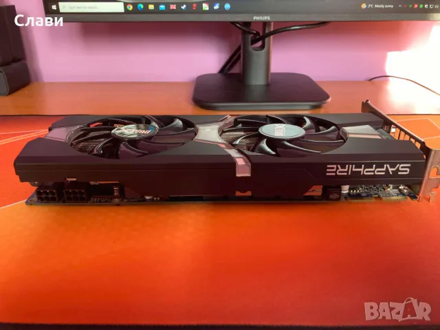 Видео карта SAPPHIRE Dual-X AMD RADEON R9 280 OC 3GB/384 BIT GDDR5, снимка 6 - Видеокарти - 48497063