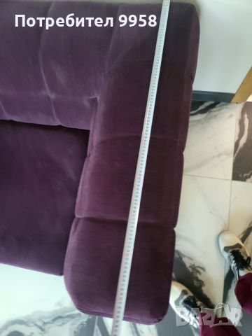 Ъглов диван нов тъмно лилав, снимка 6 - Дивани и мека мебел - 46417853