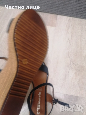 39н.Нови Tamaris Дамски сандали, стелка 25 см. , снимка 2 - Сандали - 52948806