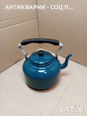 Соц Стар Чисто Нов Емайлиран Чайник. НОМЕР 1700., снимка 2 - Антикварни и старинни предмети - 53818829