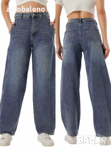 Дамски дънки с висока талия, снимка 2 - Дънки - 52460930