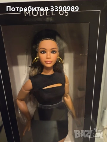 Кукла Barbie Basics Модел 5 – Колекционерска кукла с кестенява коса, черна мини рокля - Mattel, снимка 18 - Кукли - 49919091