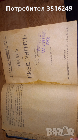 Песень за Нибелунгите. Томъ 1-4 - изд.1920 г., снимка 4 - Нумизматика и бонистика - 44942535