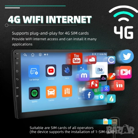 Honda CR-V_3 2006-2012 9” 2-DIN с Android 14, 4G/LTE, 6/128GB, CarPlay и AndroidAuto , снимка 16 - Аксесоари и консумативи - 54162967