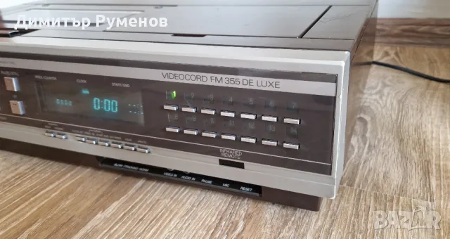 Рядък Siemens VHS Videocord FM355 De Luxe 1983 Japan, снимка 2 - Плейъри, домашно кино, прожектори - 47202988