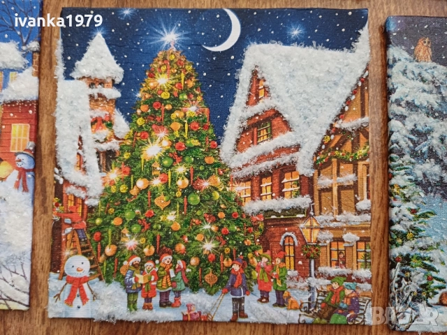 Коледни пана 18,2/25,7см и 15/15см, снимка 12 - Коледни подаръци - 48430736