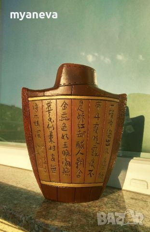 Японски вази от Киото , ръчно изработени ., снимка 8 - Декорация за дома - 46247569