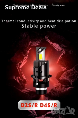 LED Крушки D2S - D series +300 %, снимка 2 - Аксесоари и консумативи - 54157533