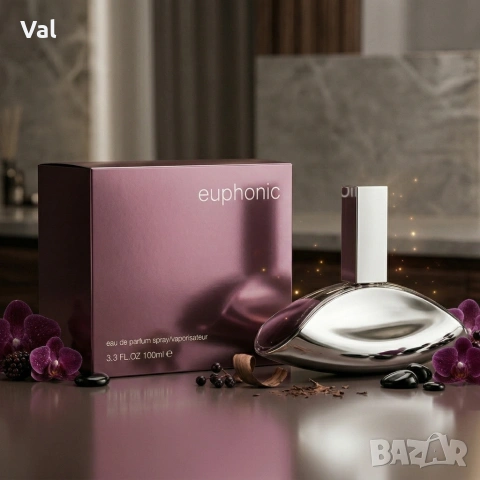 Дамски парфюм Euphonic, 100мл - Екзотична черна орхидея и махагон