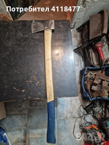 Стар топор брадва , снимка 2 - Градински инструменти - 52771509