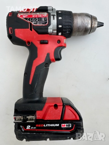 Milwaukee M18 CBLPD - Безчетков ударен винтоверт 2x18V 2.0Ah, снимка 5 - Винтоверти - 52979611
