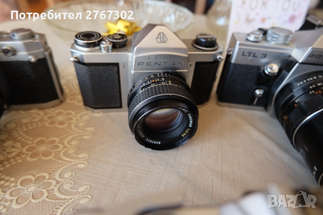 7 филмови апарата & 7 обектива. M42 Mount, снимка 12 - Фотоапарати - 53799465