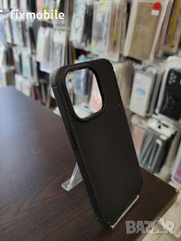 Apple iPhone 15 Pro Carbon Fiber силиконов Калъф / Кейс, снимка 2 - Калъфи, кейсове - 45283600