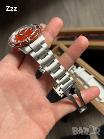 Автоматичен часовник Christopher Ward C60 Trident Reef 41 mm, снимка 11 - Мъжки - 53179839