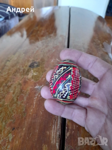 Старо дървено яйце #24