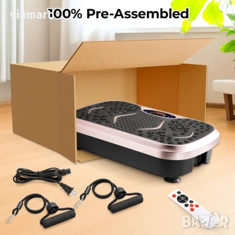 Вибрираща платформа, Уред за отслабване и лимфен дренаж, снимка 7 - Фитнес уреди - 51344001