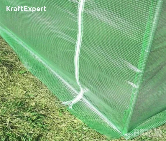 Тунелна оранжерия с 2 врати и 12 прозореца – 600х300х200 см. / Парник, снимка 7 - Оранжерии - 50559279