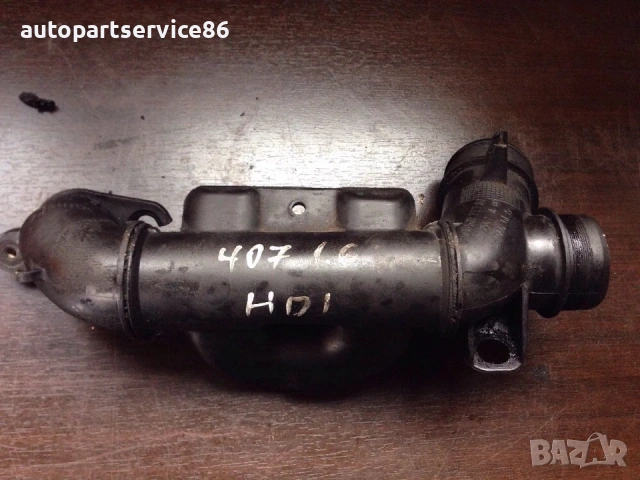 Тръба за въздушен вход за Citroen/Peugeot 407 9653777780, снимка 2 - Части - 53525154